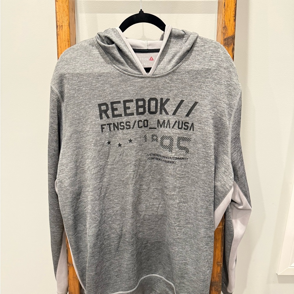 Reebok Heather Gray Men's Hoodie